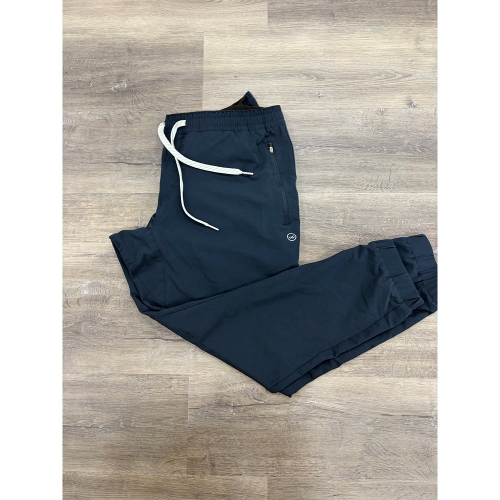WOWIE Hoth Jogger Mens XL Navy Blue Stretch Zip Pocket Athletic Performance - Picture 8 of 10